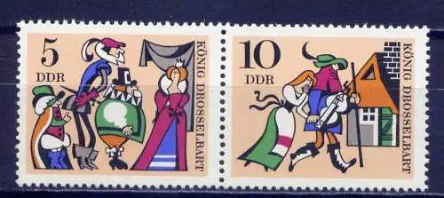 DDR Nr.1323 + 1324 /  WZd 183       **  mint       (10541) ( Jahr: 1967 )