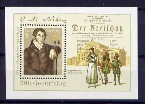 (2000) DDR Nr.3055 Block 86        **  postfrisch