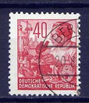 DDR Nr.375 XII          O  used       (5409)  ( Jahr: 1953 )