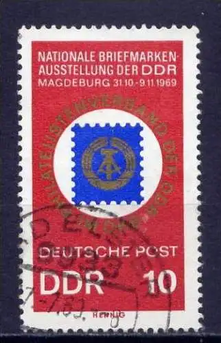 DDR Nr.1477         O  used       (7129) ( Jahr: 1969 )