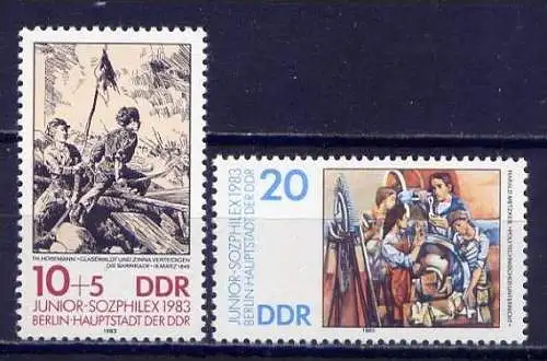 DDR Nr.2812/3          **  mint       (8994) ( Jahr: 1983 )