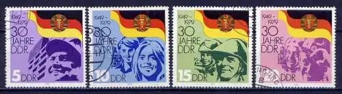 DDR Nr.2458/61             O  used       (8288)  ( Jahr: 1979 )