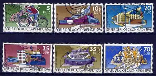 DDR Nr.2126/31             O  used       (8079)  ( Jahr: 1976 )