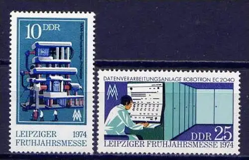DDR Nr.1931/2        **  mint       (7636) ( Jahr: 1974 )