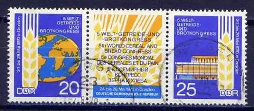 (7679) DDR Nr.1575/6 Streifen          O  gestempelt