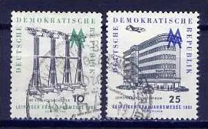 DDR Nr.813/4        O  used       (3772) ( Jahr: 1961 )