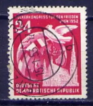 DDR Nr.320         O  used       (5106)  ( Jahr: 1952 )