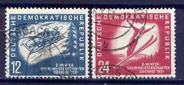 DDR Nr.280/1         O  used       (5025)  ( Jahr: 1951 )