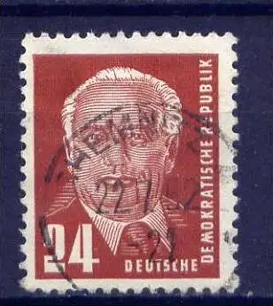 DDR Nr.252 b         O  used       (5324)  ( Jahr: 1950 )