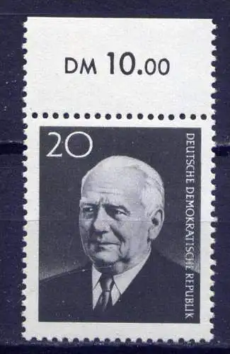 DDR Nr.784 A  Oberrand       **  mint       (2902) ( Jahr: 1960 )
