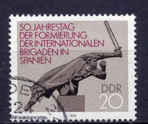 DDR Nr.3050      O   used      (2329) ( Jahr: 1986 )