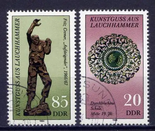 DDR Nr.2874/5      O   used      (2248) ( Jahr: 1984 )