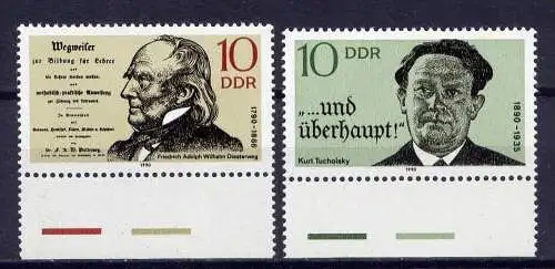 DDR Nr.3320/1     **  mint      (2225) ( Jahr: 1990 ) Rand
