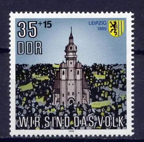 DDR Nr.3315     **  mint      (2219) ( Jahr: 1990 )