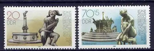 DDR Nr.3265/6     **  mint      (2180) ( Jahr: 1989 )