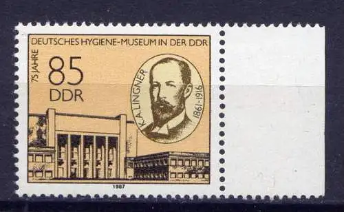 DDR Nr.3089       **  mint      (2047) ( Jahr: 1987 )