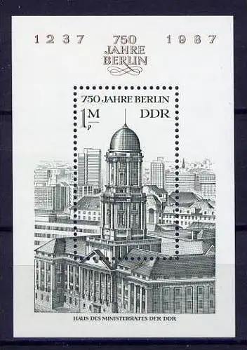 DDR Block 84         **  mint      (1917) ( Jahr: 1986 )