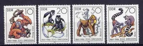 DDR Nr.3019/22         **  mint      (1907) ( Jahr: 1986 )
