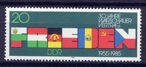 DDR Nr.2946          **  mint      (1849) ( Jahr: 1985 )