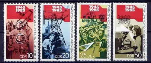 DDR Nr.2941/4          **  mint      (1843) ( Jahr: 1985 )