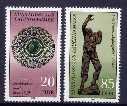 DDR Nr.2874/5          **  mint      (1789) ( Jahr: 1984 )