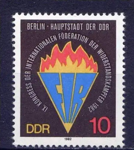 DDR Nr.2736            **  mint       (1684) ( Jahr: 1982 )