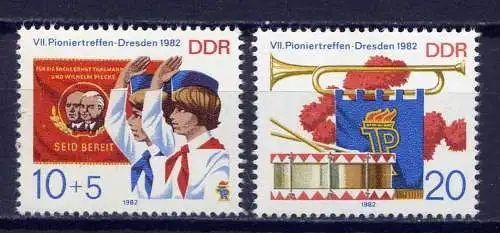 DDR Nr.2724/5           **  mint       (1669) ( Jahr: 1982 )