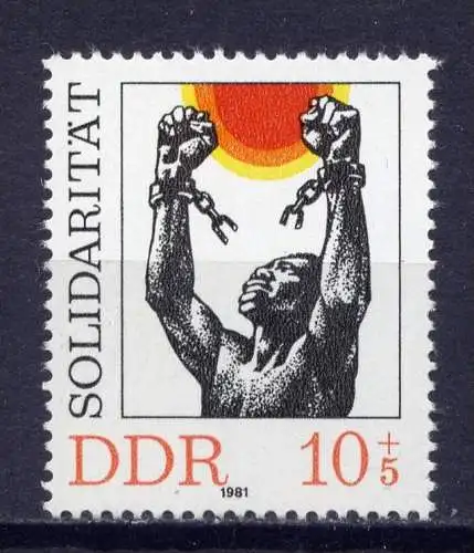 DDR Nr.2648            **  mint       (1627) ( Jahr: 1981 )