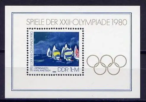 DDR Block 60          **  mint       (1579) ( Jahr: 1980 )