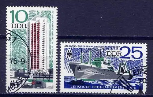 DDR Nr.2119/20          O  used       (1449) ( Jahr: 1976 )
