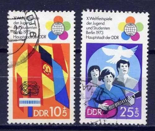 (1330) DDR Nr.1829/30          O  gestempelt