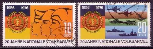 (11808) DDR Nr.2116/7   O  gestempelt