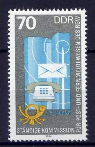 DDR Nr.2873   ** mint   (9049)  (Jahr:1984)