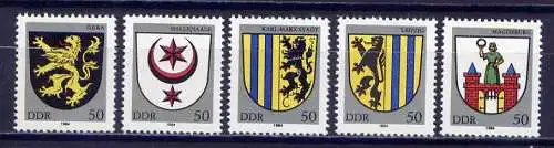 DDR Nr.2857/61   ** mint   (9035)  (Jahr:1984)
