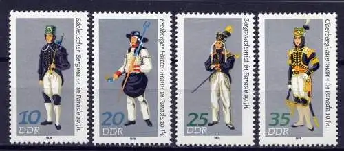 DDR Nr.2318/21   ** mint   (1030)  (Jahr:1978)