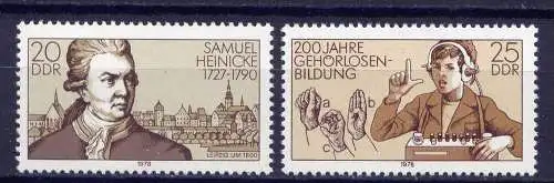 DDR Nr.2314/5   ** mint   (1026)  (Jahr:1978)