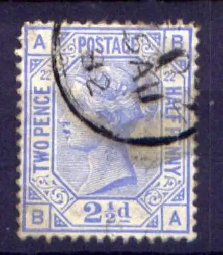 Grossbritannien Nr.59 Platte:22        O  used                (1506)