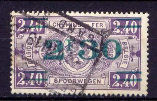 Belgien Bahnpost Nr.156           O  used           (1608)