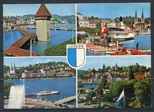 (2629) Luzern / Mehrbildkarte m. Wappen - beschrieben 1984  - A 60/11