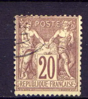 (2035) Frankreich Nr.62 II       O   gebraucht  