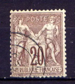 (2036) Frankreich Nr.62 II       O   gebraucht  