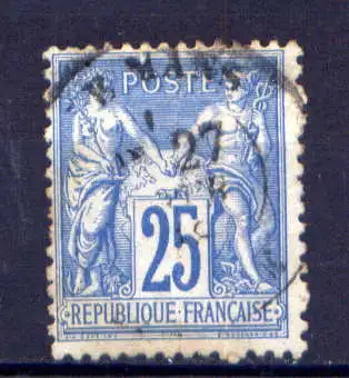 (2054) Frankreich Nr.63 II        O   gestempelt