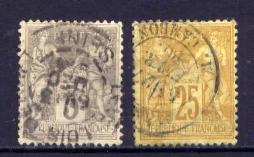 (2080) Frankreich Nr.77/8        O   gebraucht  