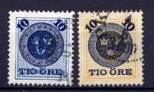 (1714) Schweden Nr.39/40       O   gebraucht  