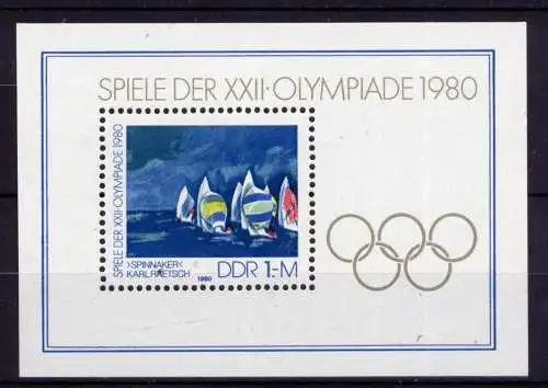 (26950)  DDR Nr.2531 Block 60     **  postfrisch      