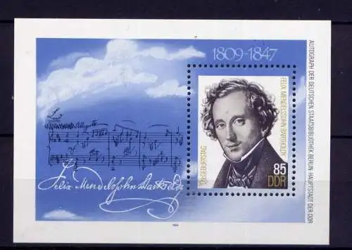 (26990)  DDR Nr.2852 Block 76     **  postfrisch      