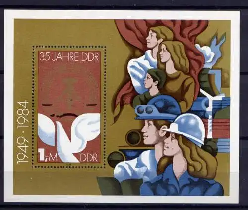 (26994)  DDR Nr.2902 Block 79     **  postfrisch      