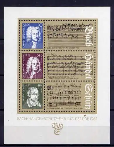 (27006)  DDR Nr.2931/3 Block 81     **  postfrisch      