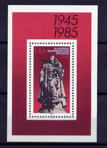 (27009)  DDR  Nr.2945 Block 82     **  postfrisch      