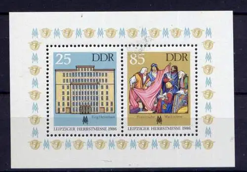 (27018)  DDR Nr.3028/9 Block 85     **  postfrisch      